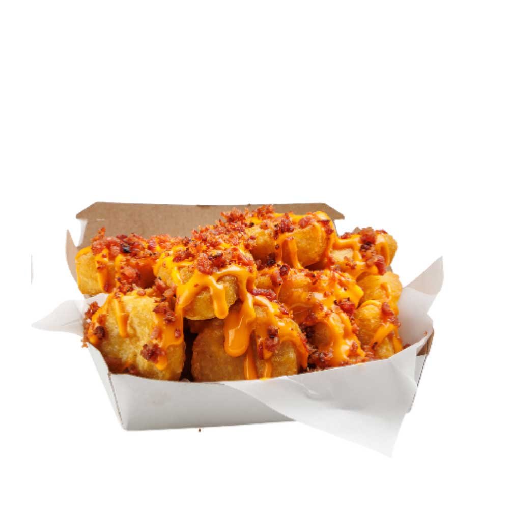 NUGGETS CON CHEDDAR Y BACON
